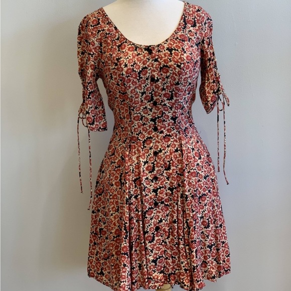 M Free People Floral Print Dress - Picture 4 of 9